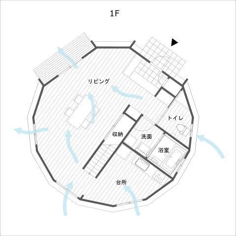 ドームハウスプラン図