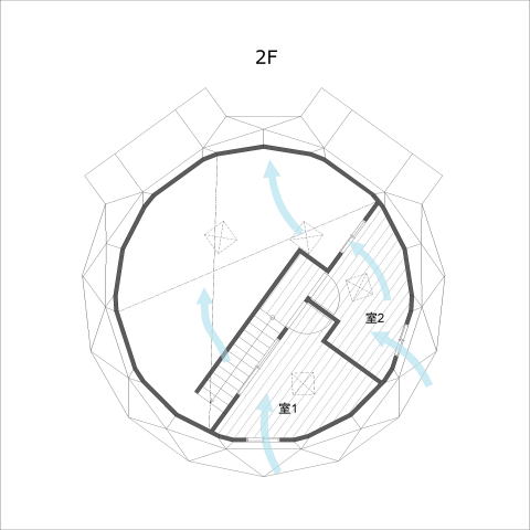 ドームハウスプラン図