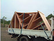 ドームハウスフレーム制作