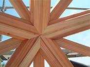 ドームハウスフレーム組立