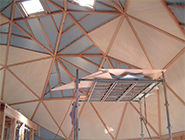 ドームハウス内装工事