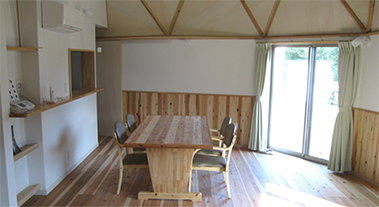 s邸ドームハウス内装