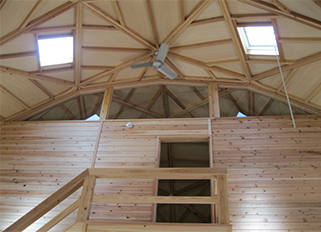 S邸ドームハウス内装