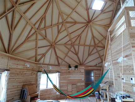 S邸ドームハウス内装