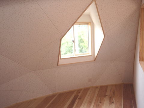 ドームハウス内装